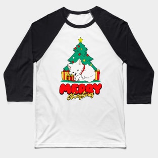 Merry Christmas Cute Kawaii Baseball T-Shirt